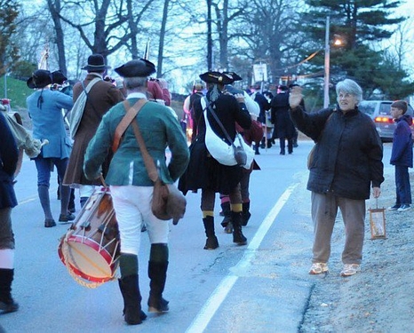 Marching to the North Bridge on April 19,2011